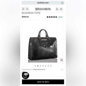 Brahmin Brand new laptop tote